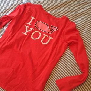 Vineyard Vines Long Sleeve Tee Size M 🐳❤️